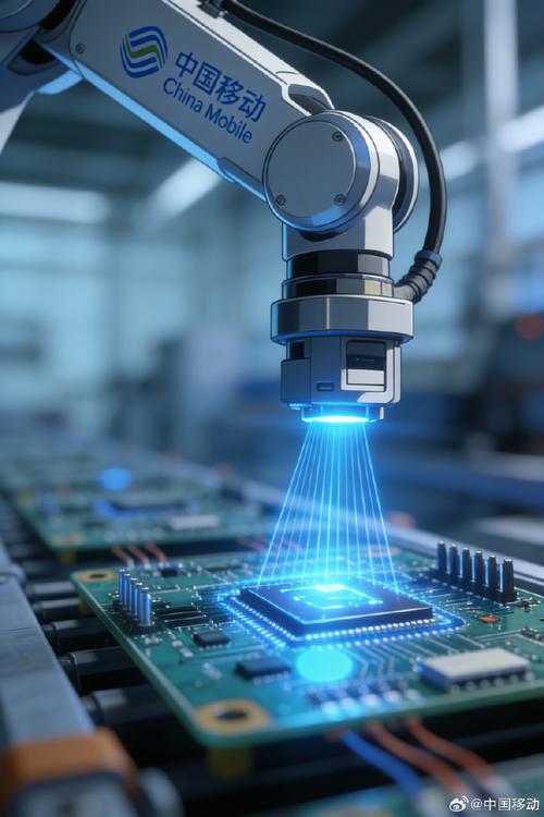 【中国移动智慧工厂:用科技织就产业新图景】当机械臂精准"拿捏"芯片